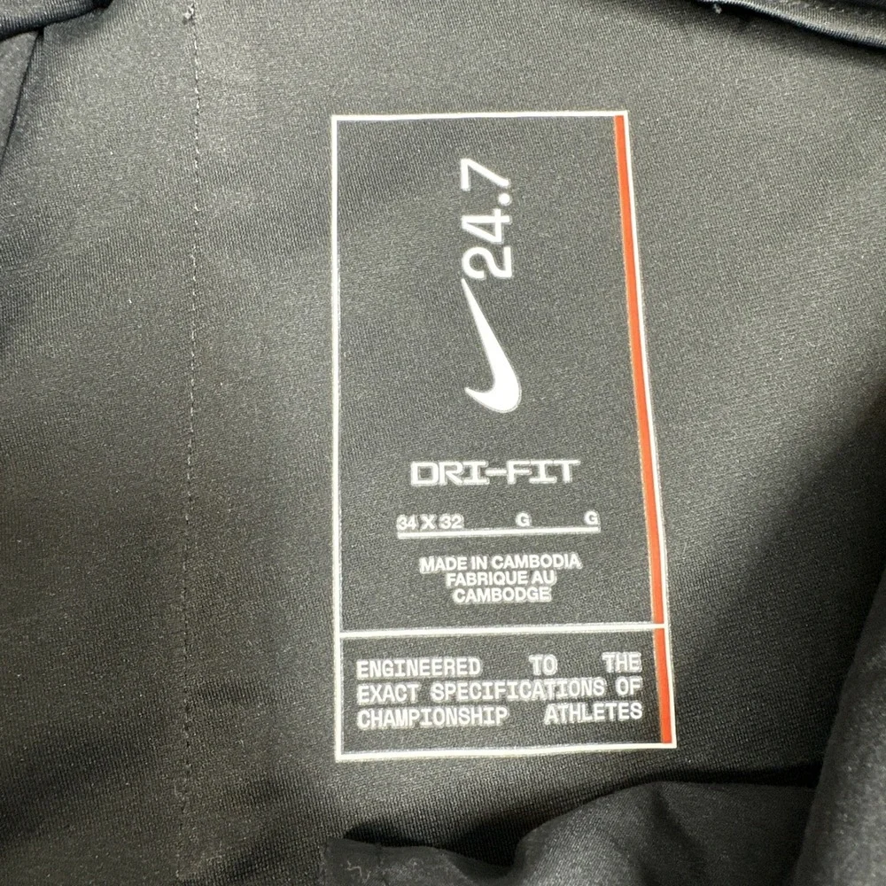 Nike 24.7 Men's Golf Pants Dri-Fit 34x32 (34x31) Perfect Stretch HQ6930